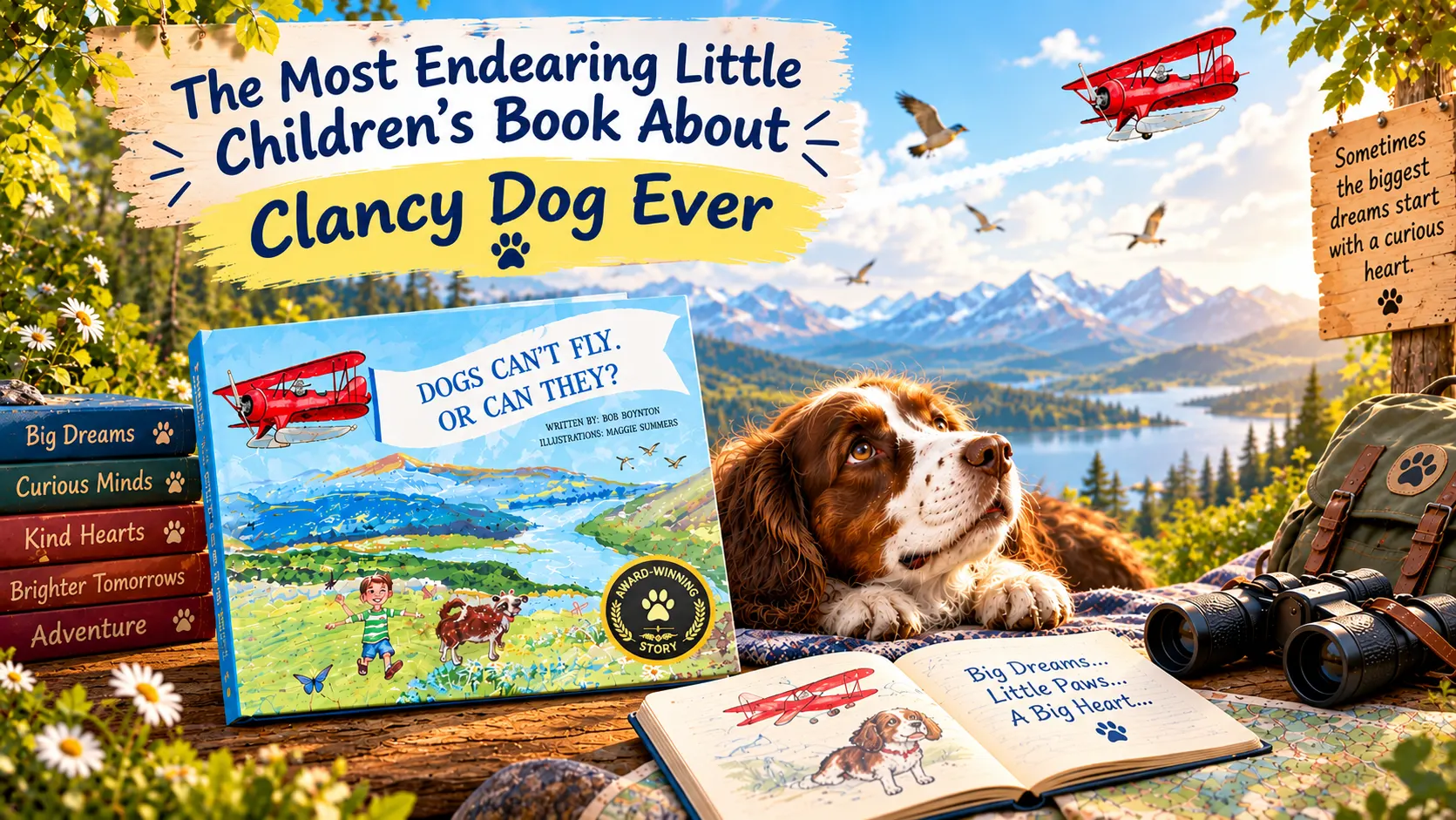 Children's Book About Clancy Dog